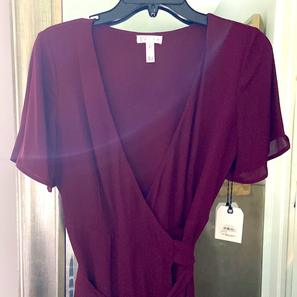 🆕 Leith Long Wrap Around Dress